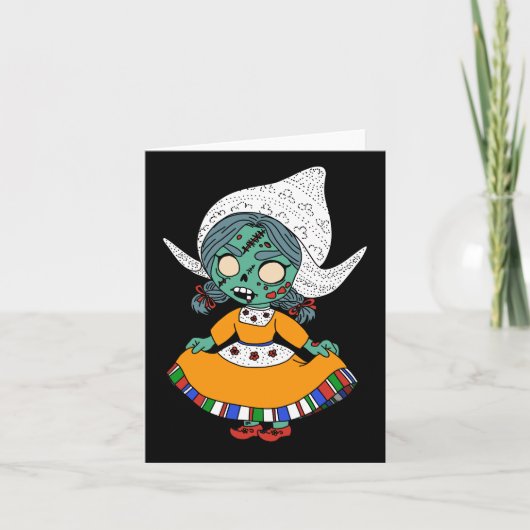 Niedlich Dutch Zombie Girl (Vorderseite)