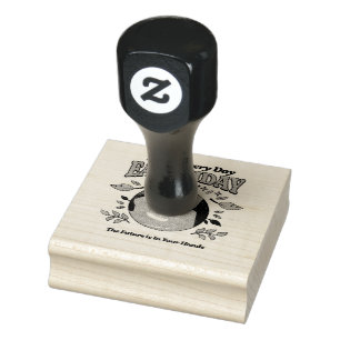 Niedlich Earth Day Jeden Tag, Adorable Kawaii Gummistempel