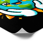 Niedlich Earth Day Kindermädchen Kinder Kinder glü Poster (Ecke)