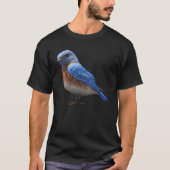 Niedlich Eastern Bluebird Sunset T-Shirt (Vorderseite)