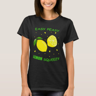 Niedlich EASY PEASY LEMON SQUEEZY Fun Sommerzeit L T-Shirt