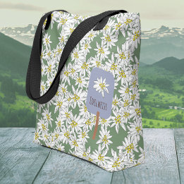 Niedlich Edelweiss Sound of Music Alps Botanisch Tasche