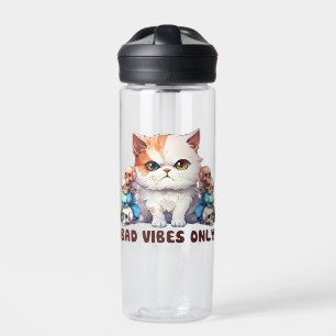 Niedlich Edgy Cat - nur schlechte Vibes Trinkflasche
