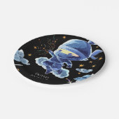 Niedlich Editable Ninja Birthday Pappteller (Schrägansicht)