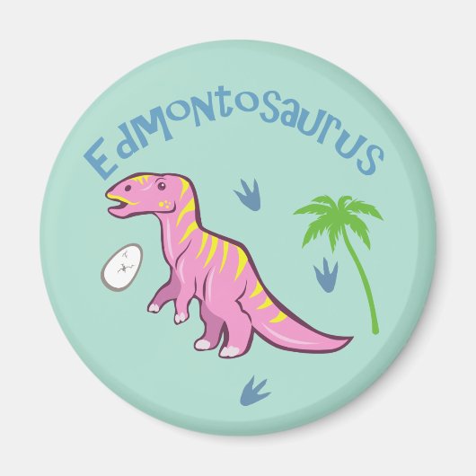 Niedlich Edmontosaurus Magnet (Vorne)