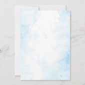 Niedlich ein kleines Lamm-Baby-Dusche Einladung (Rückseite)