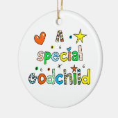 Niedlich ein spezieller Patentkind-Text-Ausdruck Keramikornament (Links)