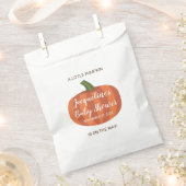 Niedlich ein wenig Pumpkin Herbst Herbst Babydusch Geschenktütchen (Ausgeschnitten)