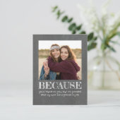 Niedlich einfach wirst du mein Foto sein (Stehend Vorderseite)