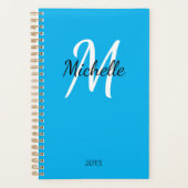 Niedlich Einfache , elegante Planer Blue & White M (Vorderseite)
