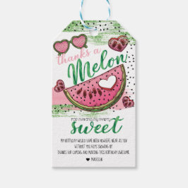 Niedlich eins in einem Melon-Party Personalisiert  Geschenkanhänger