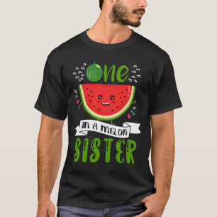 Niedlich eins in einem Melon Sister Watermelon T-Shirt