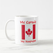 Niedlich "'Elbows Up, RED AND WHES Kaffeetasse (Links)