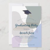 Niedlich Elegant 2025 Grad Foto Graduation Party Einladung (Rückseite)