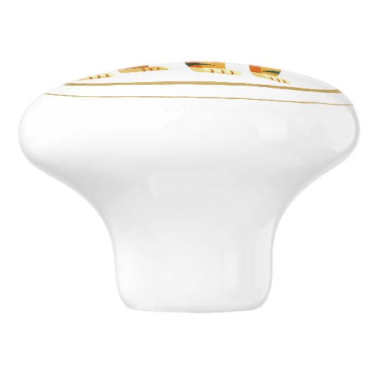 Niedlich Elegant Kitty Keramikknauf (Seitenansicht)