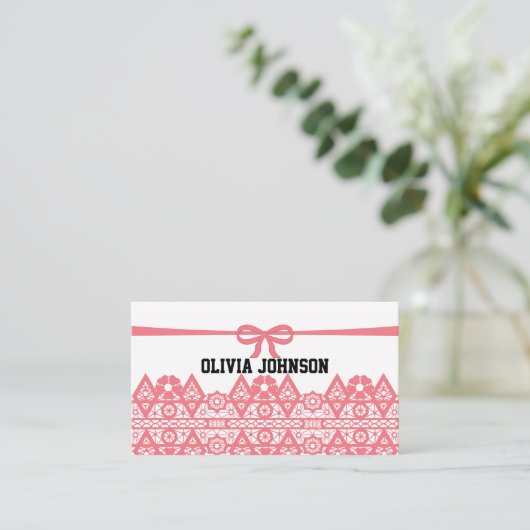 Niedlich, elegant treuekarte (Stehend Vorderseite)