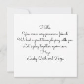 Niedlich Elegante Einfache Minimalistische Herzkar (Rückseite)