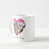 Niedlich Elegantes Foto mit einfachem Minimalistis Kaffeetasse (Vorderseite Links)