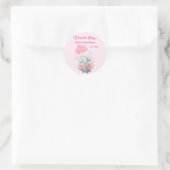 Niedlich Elephant Baby Dusche Vielen Dank Sticker (Tasche)