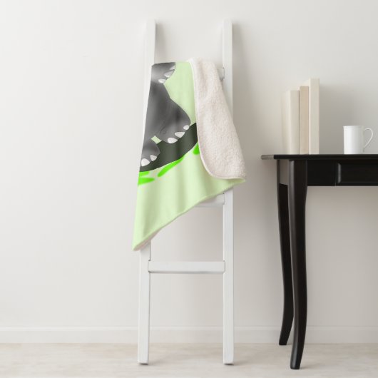 Niedlich Elephant Baby Sherpa Blanket - Farbe ausw Sherpadecke (Beispiel)