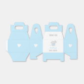 Niedlich Elephant Baby Shower Blue Fevor Box Geschenkschachtel (Ungefaltet)