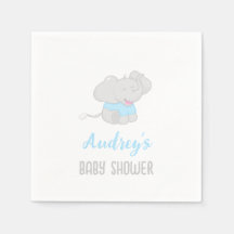 Niedlich Elephant Baby Shower Boy