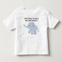 Niedlich Elephant Big Brother T Shirt