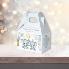 Niedlich Elephant Boys Ballon Taufe Box Geschenkschachtel