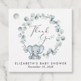 Niedlich Elephant Eucalyptus Baby Boy Dusche Viele Geschenkanhänger