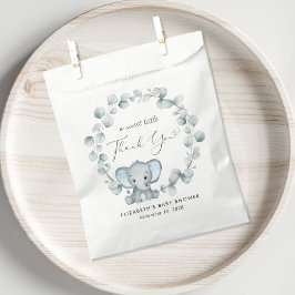 Niedlich Elephant Eucalyptus Baby Boy Dusche Viele Geschenktütchen