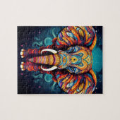 Niedlich Elephant Mandala Puzzle (Horizontal)