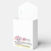 Niedlich Elephant Pink Girl Fevor Box Geschenkschachtel (Geöffnet)