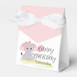 Niedlich Elephant Pink Girl Fevor Box Geschenkschachtel