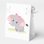 Niedlich Elephant Pink Girl Fevor Box Geschenkschachtel (Rückseite)