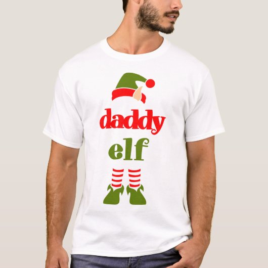 Niedlich Elf Daddy T-Shirt (Vorderseite)