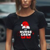 Niedlich Elf ER Nurse Weihnachtsfeier Crew T-Shirt