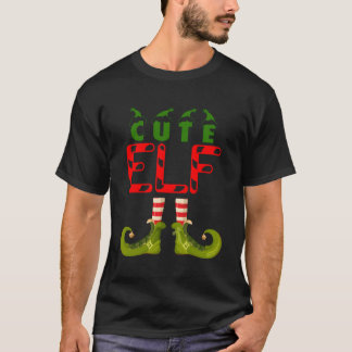 Niedlich Elf Funny Group Matching Family Pajamas f T-Shirt