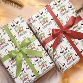 Niedlich Elf HAT EIN HOLLY JOLLY CHRISTMAS Geschenkpapier