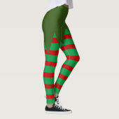 Niedlich Elf Kostüme Weihnachten Frauen Leggings (Rechts)