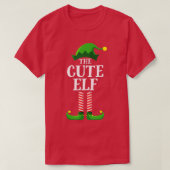 Niedlich Elf Matching Family Group Weihnachts-Part T-Shirt (Design vorne)