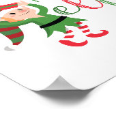 Niedlich Elf Merry Elfin Christmas Poster (Ecke)