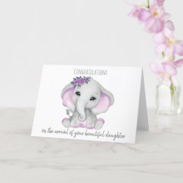 Niedlich Ellie New Babycard Karte