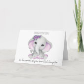 Niedlich Ellie New Babycard Karte (Vorderseite)
