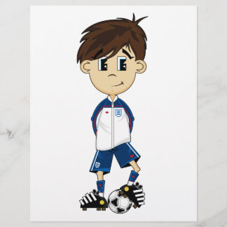 Niedlich England Soccer Boy Flyer
