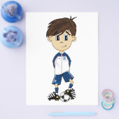 Niedlich England Soccer Boy Flyer (Einzeln)