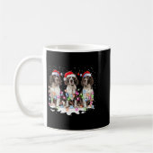 Niedlich Englisch Springer Spaniel Dog Christmas L Kaffeetasse (Links)