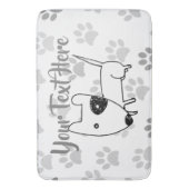 Niedlich English Bull Terrier Badematte (Vorderseite Vertikal)