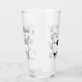 Niedlich English Bull Terrier Glas (Links)