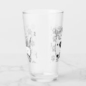 Niedlich English Bull Terrier Glas (Rechts)