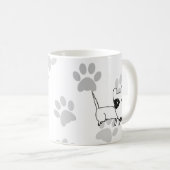 Niedlich English Bull Terrier Kaffeetasse (VorderseiteRechts)